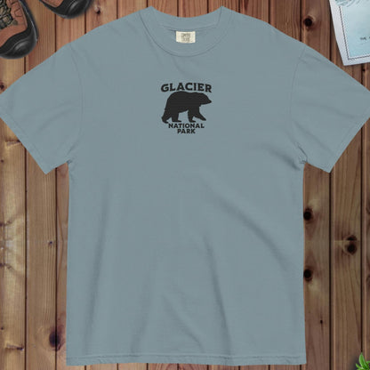 Glacier National Park Premium Embroidered T-shirt - Parks ApparelT-Shirt