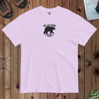 Glacier National Park Premium Embroidered T-shirt - Parks ApparelT-Shirt