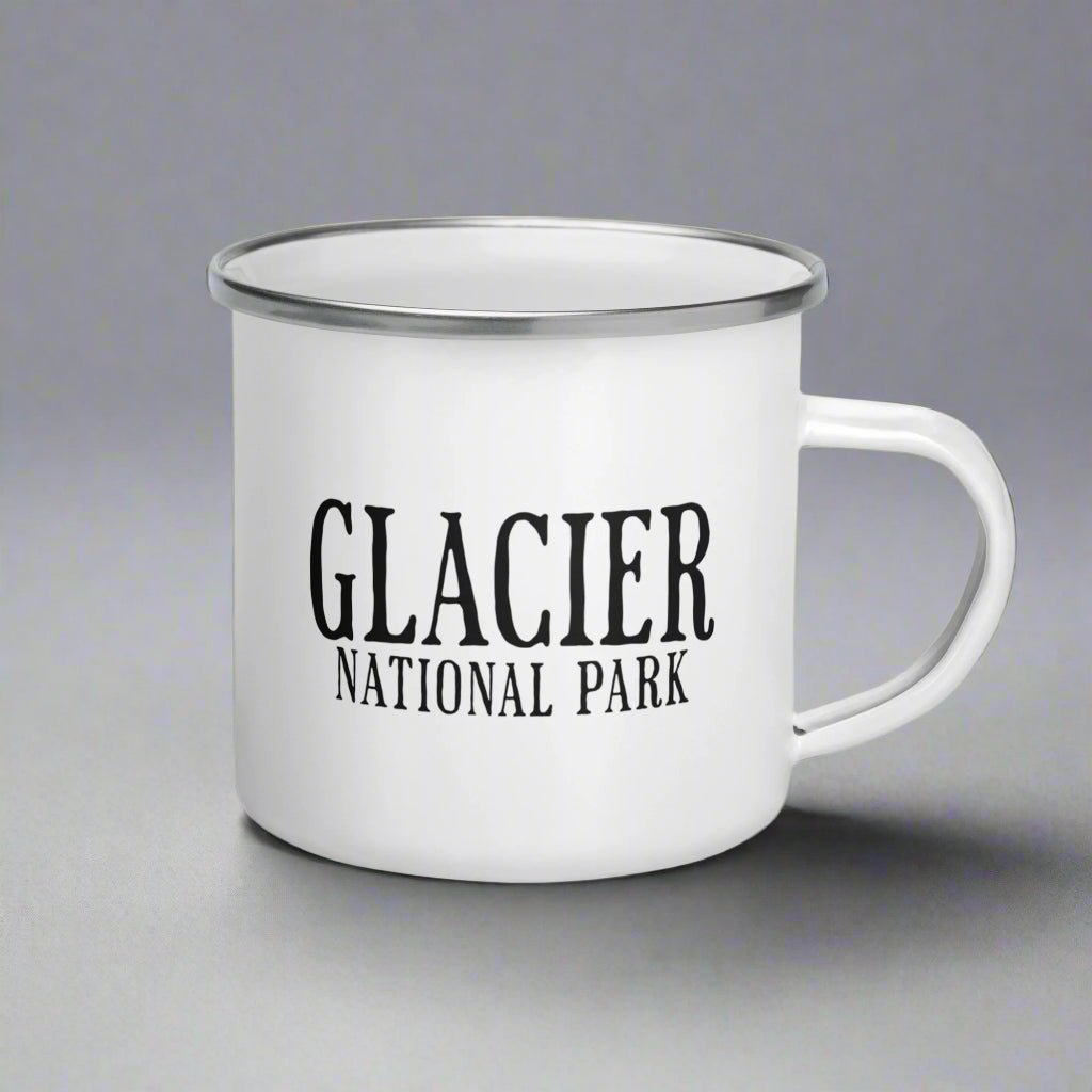 Glacier National Park Sign Camp Mug - Parks Apparelcamp mug