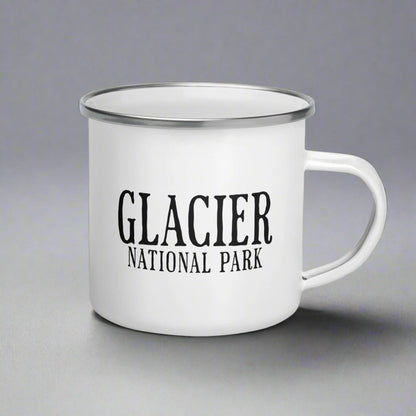 Glacier National Park Sign Camp Mug - Parks Apparelcamp mug