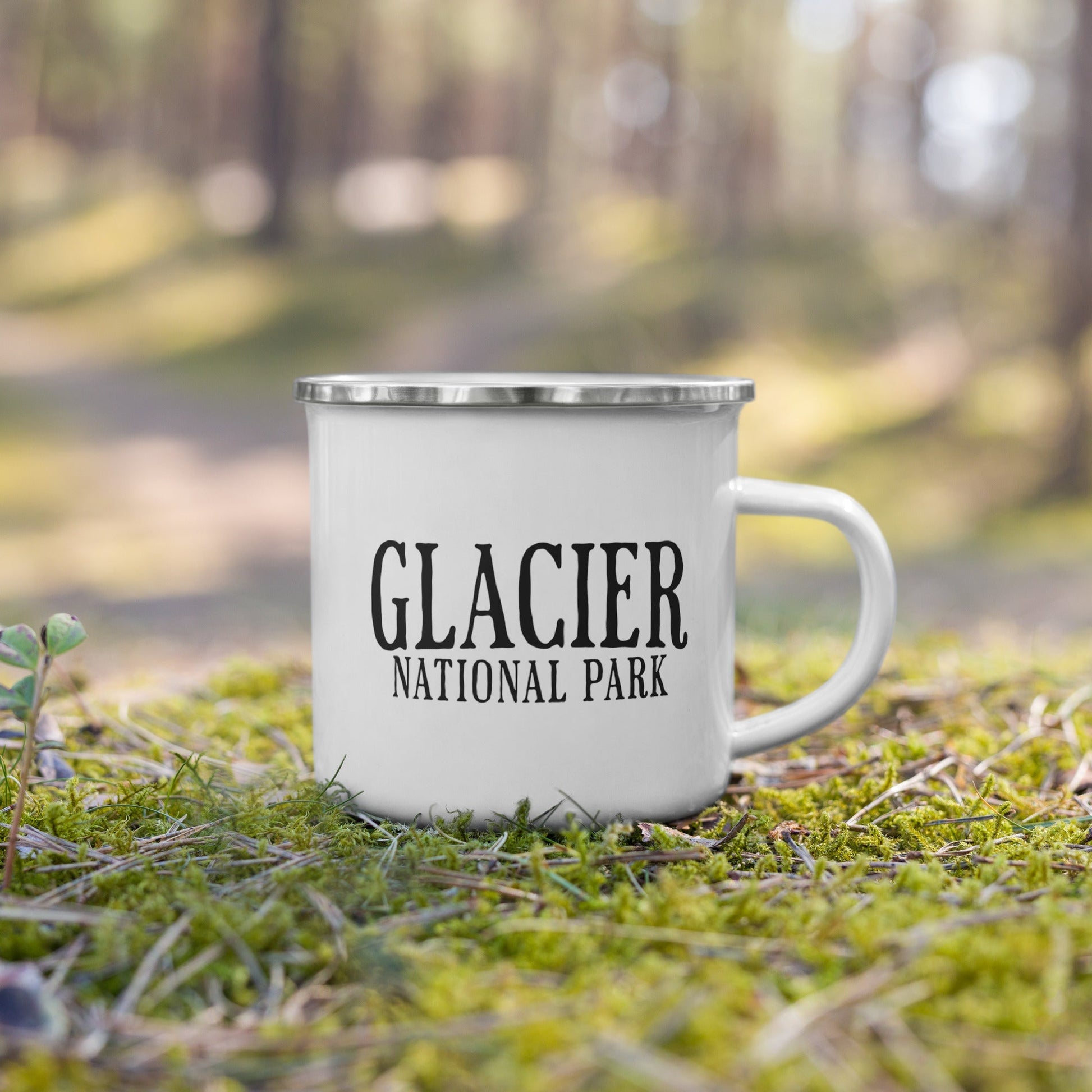 Glacier National Park Sign Camp Mug - Parks Apparelcamp mug