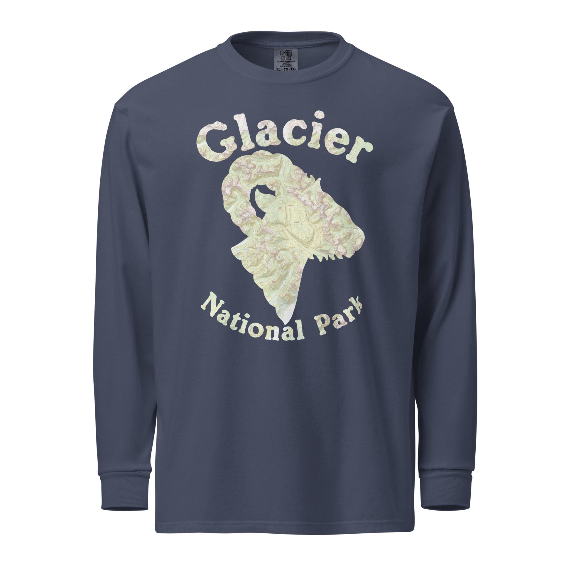 Glacier Ram Long Sleeve Heavyweight Topo Tee - Parks ApparelT-Shirt
