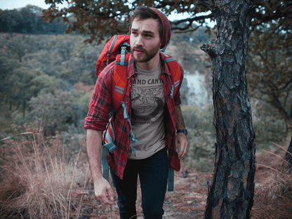 Grand Canyon Horseshoe Bend graphic t-shirt shown in lifestyle or modeled setting