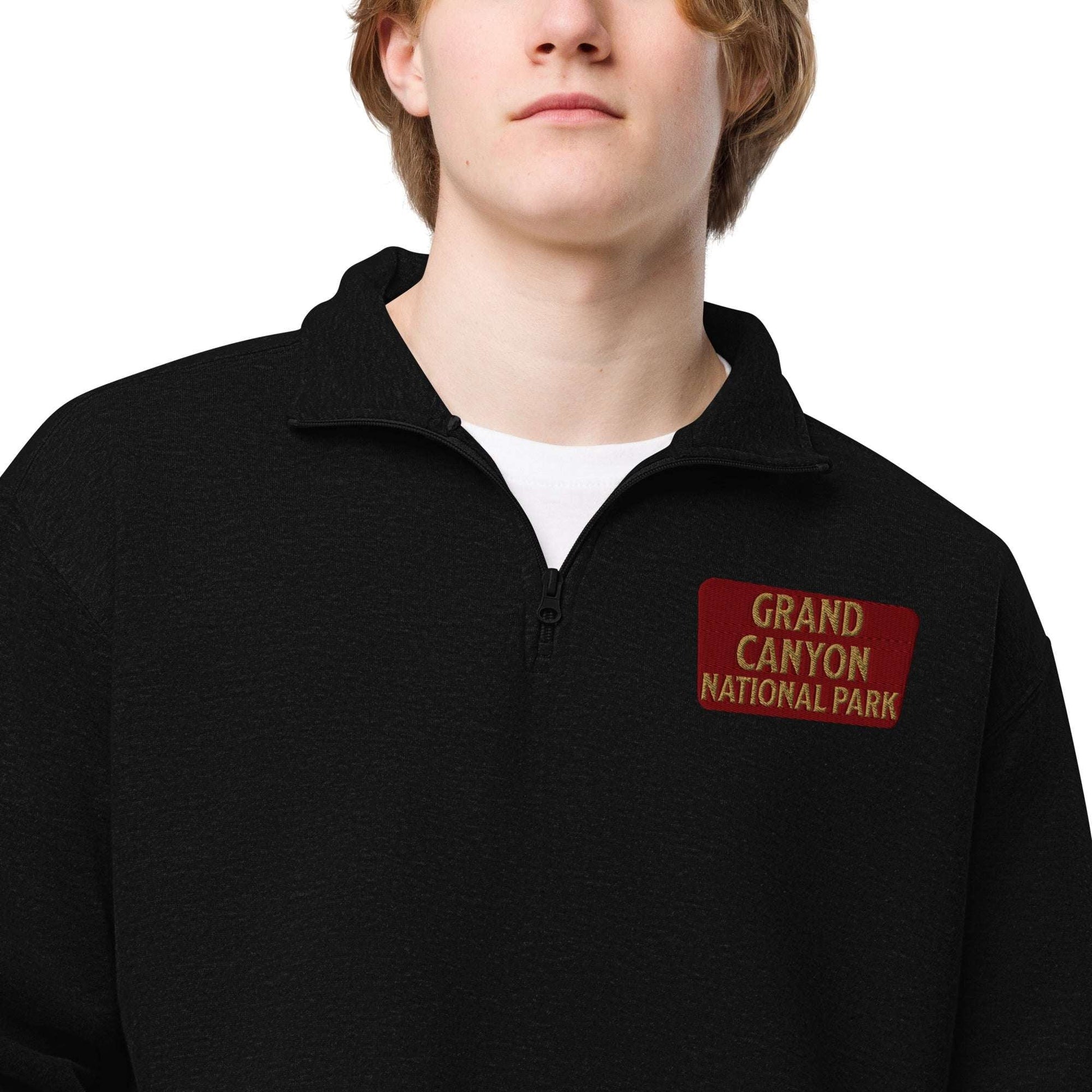 Grand Canyon National Park 1/4 Zip Fleece Pullover - Parks ApparelSweater
