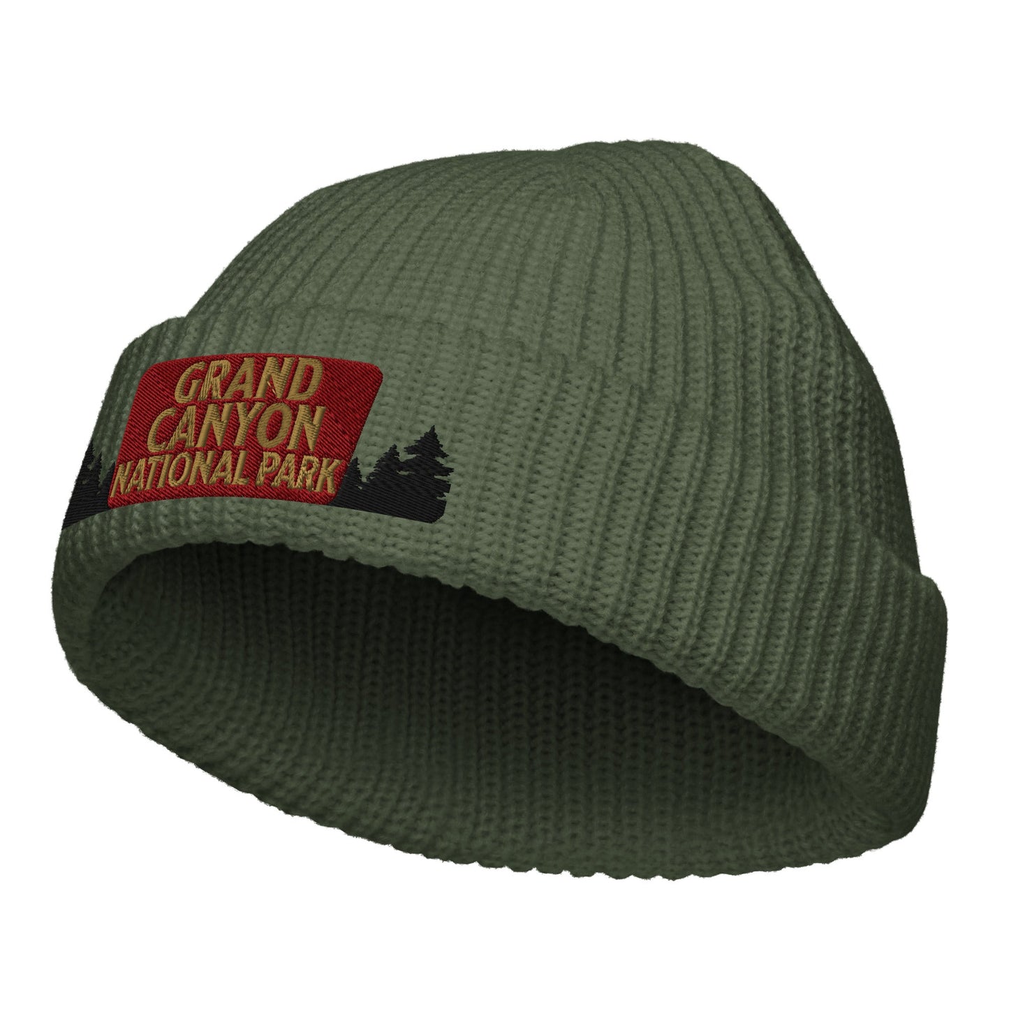 Grand Canyon National Park Embroidered Beanie Wharf Style - Parks Apparel