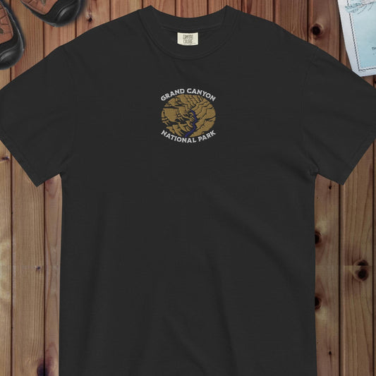 Grand Canyon National Park premium embroidered t-shirt primary product view
