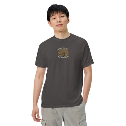 Grand Canyon National Park premium embroidered t-shirt alternate apparel color or product angle