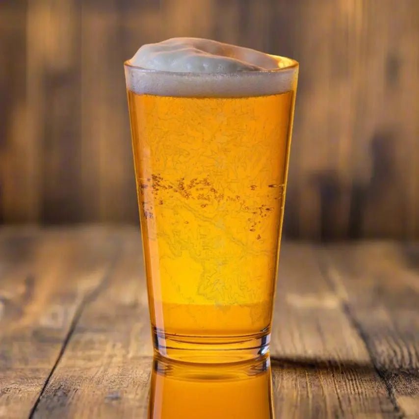 Grand Canyon National Park Topographic Pint Glass - Parks ApparelDrinkware