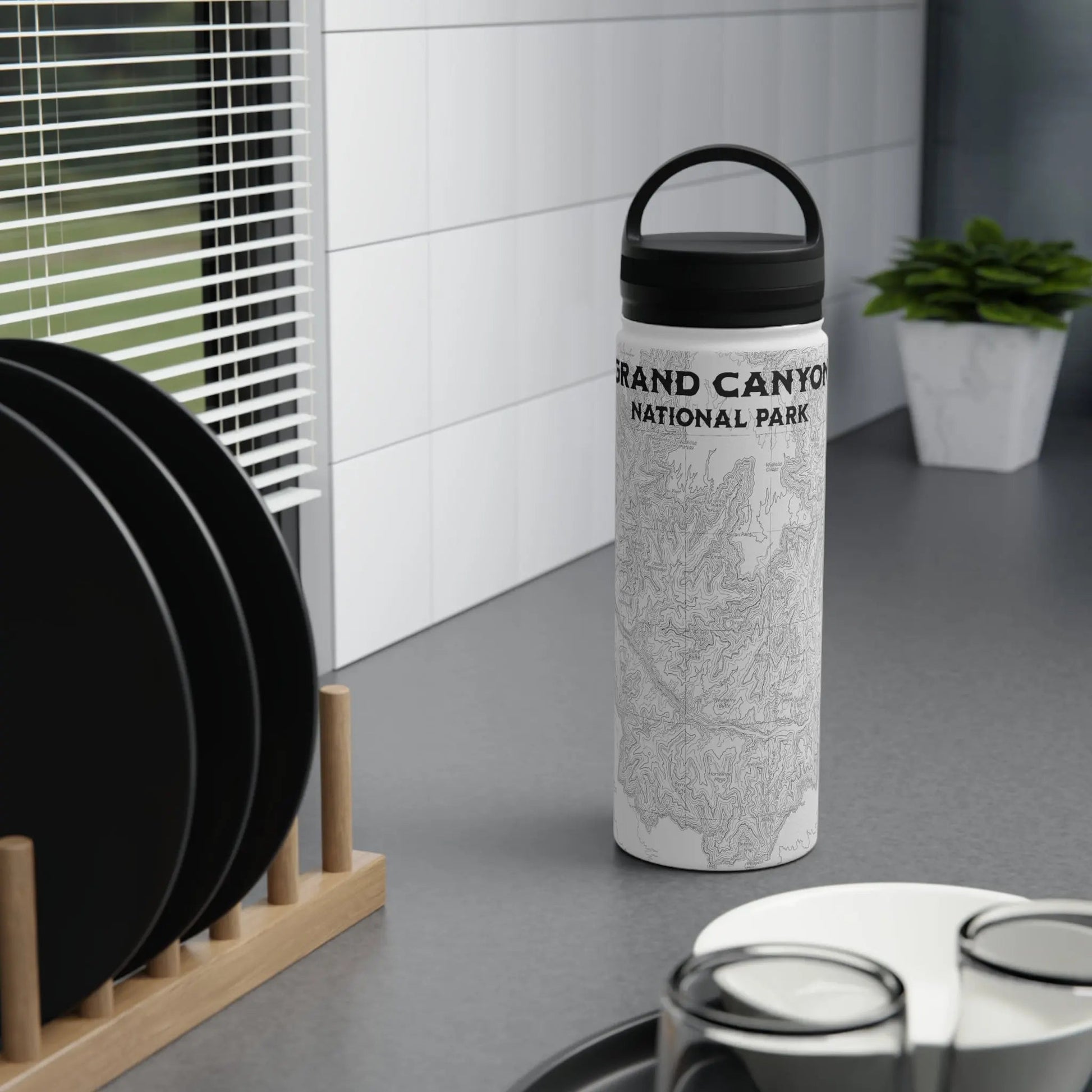 Grand Canyon National Park Topographic Steel Water Bottle – Parks Apparel