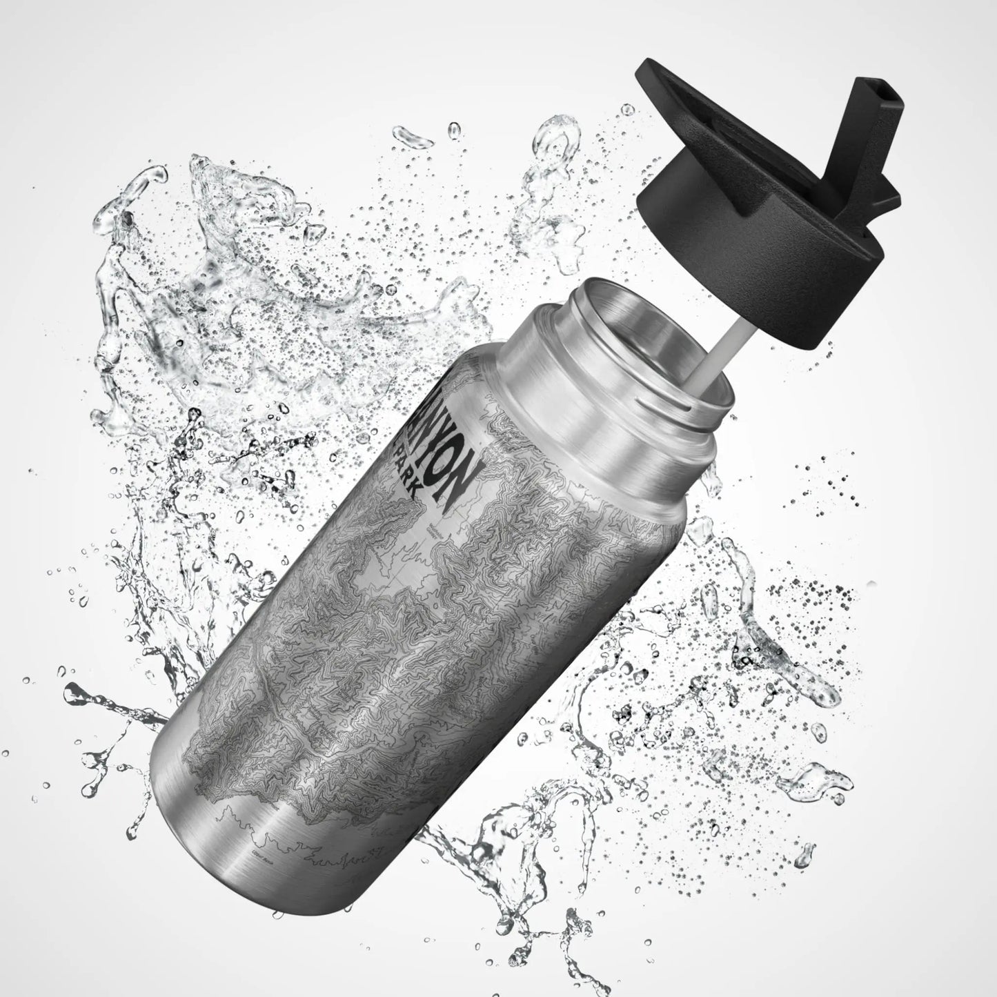 Grand Canyon National Park Topographic Water Bottle Tumbler 32oz – Parks Apparel