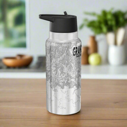 Grand Canyon National Park Topographic Water Bottle Tumbler 32oz – Parks Apparel