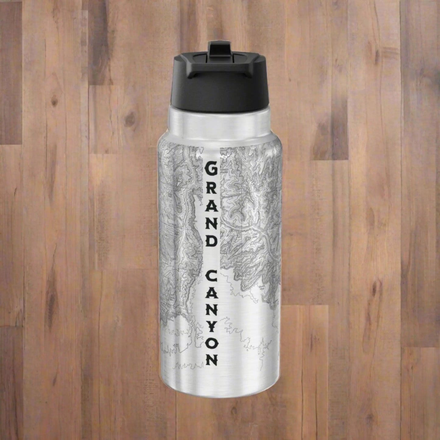 Grand Canyon National Park Topographic Water Bottle Tumbler 32oz – Parks Apparel