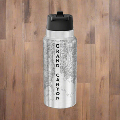 Grand Canyon National Park Topographic Water Bottle Tumbler 32oz – Parks Apparel