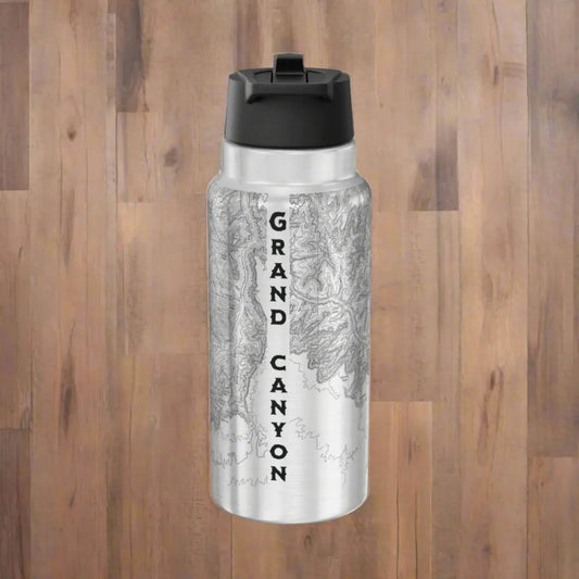 Grand Canyon National Park Topographic Water Bottle Tumbler 32oz – Parks Apparel