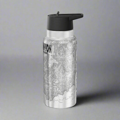 Grand Canyon National Park Topographic Water Bottle Tumbler 32oz – Parks Apparel