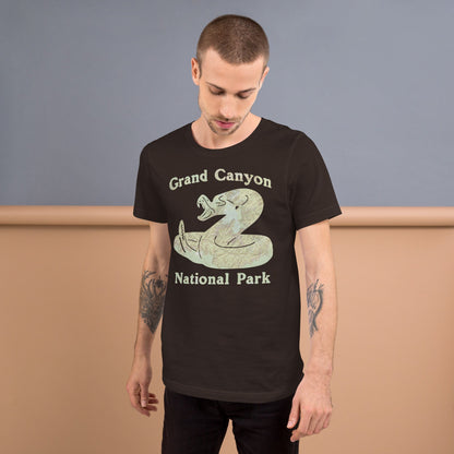 Grand Canyon Rattlesnake national park topo t-shirt alternate apparel color or product angle