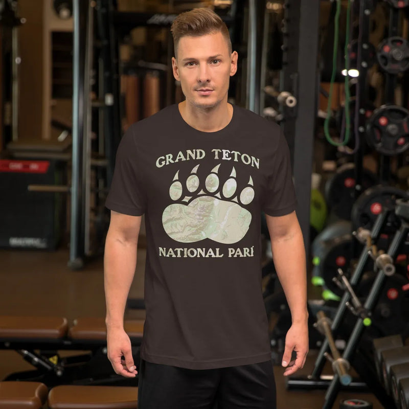Grand Teton Bear Claw Topo T-shirt - Parks Apparel