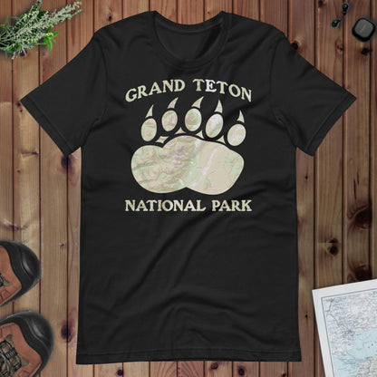 Grand Teton Bear Claw Topo T-shirt - Parks Apparel
