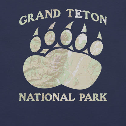 Grand Teton Bear Claw Topo T-shirt - Parks Apparel