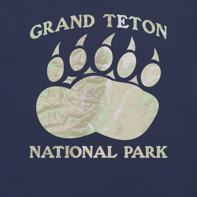Grand Teton Bear Claw Topo T-shirt - Parks Apparel