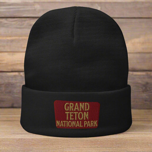 Grand Teton embroidered beanie primary product view