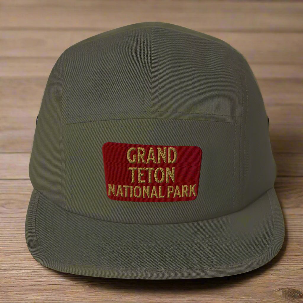 Grand Teton National Park 5 - Panel Hat - Parks Apparelhat