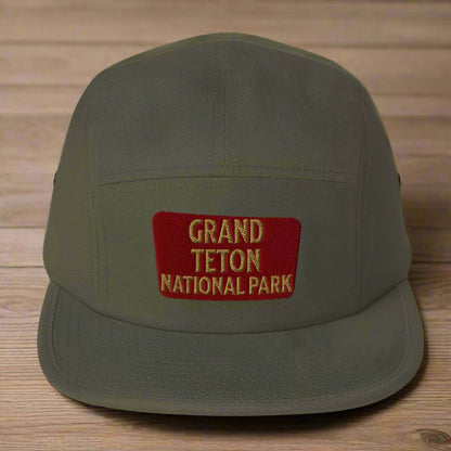 Grand Teton National Park 5 - Panel Hat - Parks Apparelhat