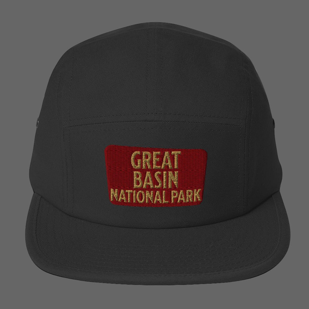 Great Basin National Park 5-panel hat shown in lifestyle or modeled setting