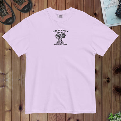 Great Basin National Park embroidered bristlecone premium t-shirt detail or alternate product view