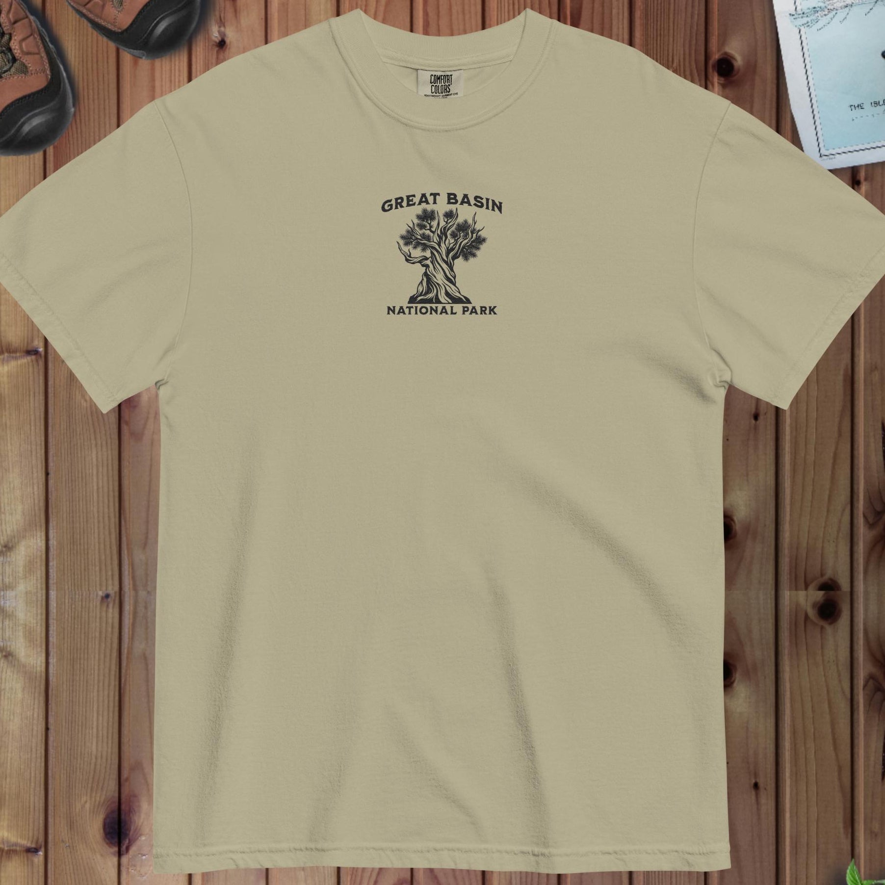 Great Basin National Park embroidered bristlecone premium t-shirt primary product view