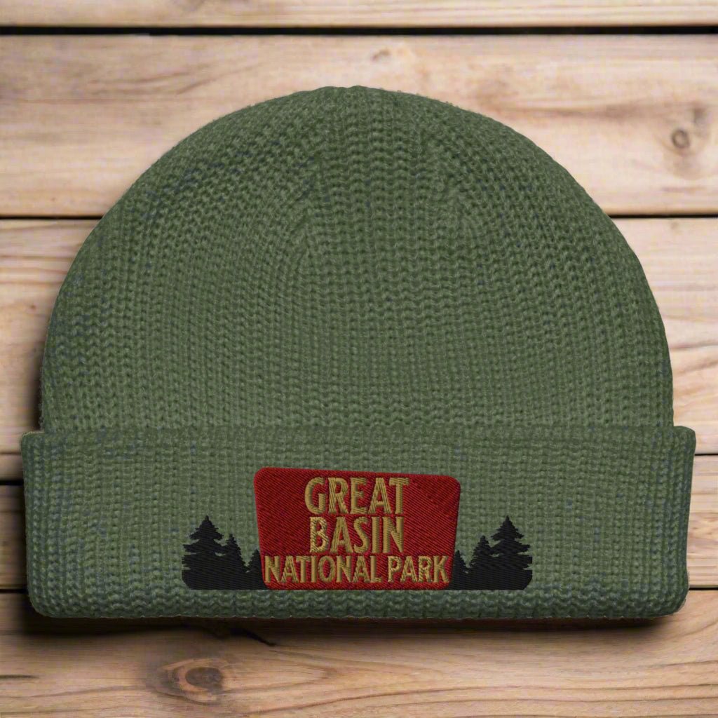 Great Basin National Park Embroidered Wharf Style Beanie - Parks Apparelhat