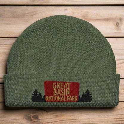 Great Basin National Park Embroidered Wharf Style Beanie - Parks Apparelhat