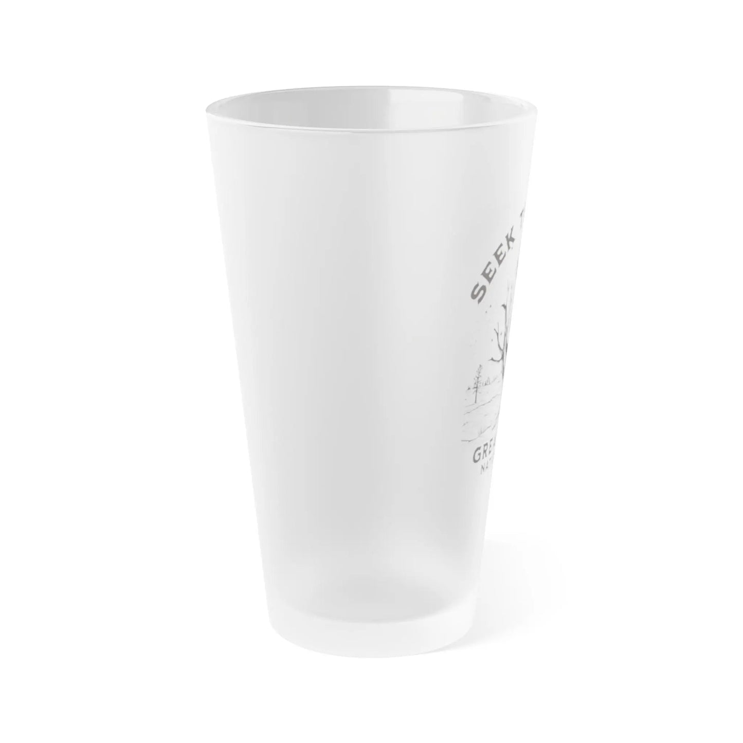 Great Basin National Park Frosted Pint Glass 16oz Seek The Stars - Parks ApparelMug