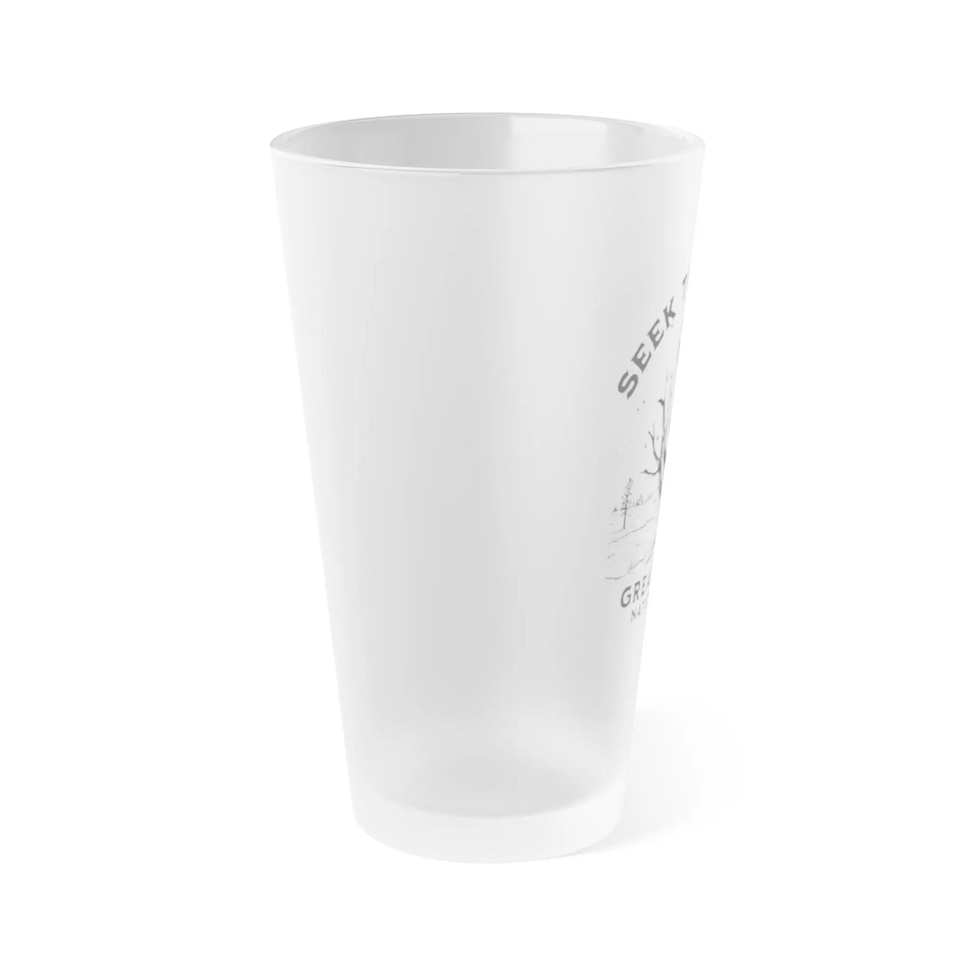 Great Basin National Park Frosted Pint Glass 16oz Seek The Stars - Parks ApparelMug