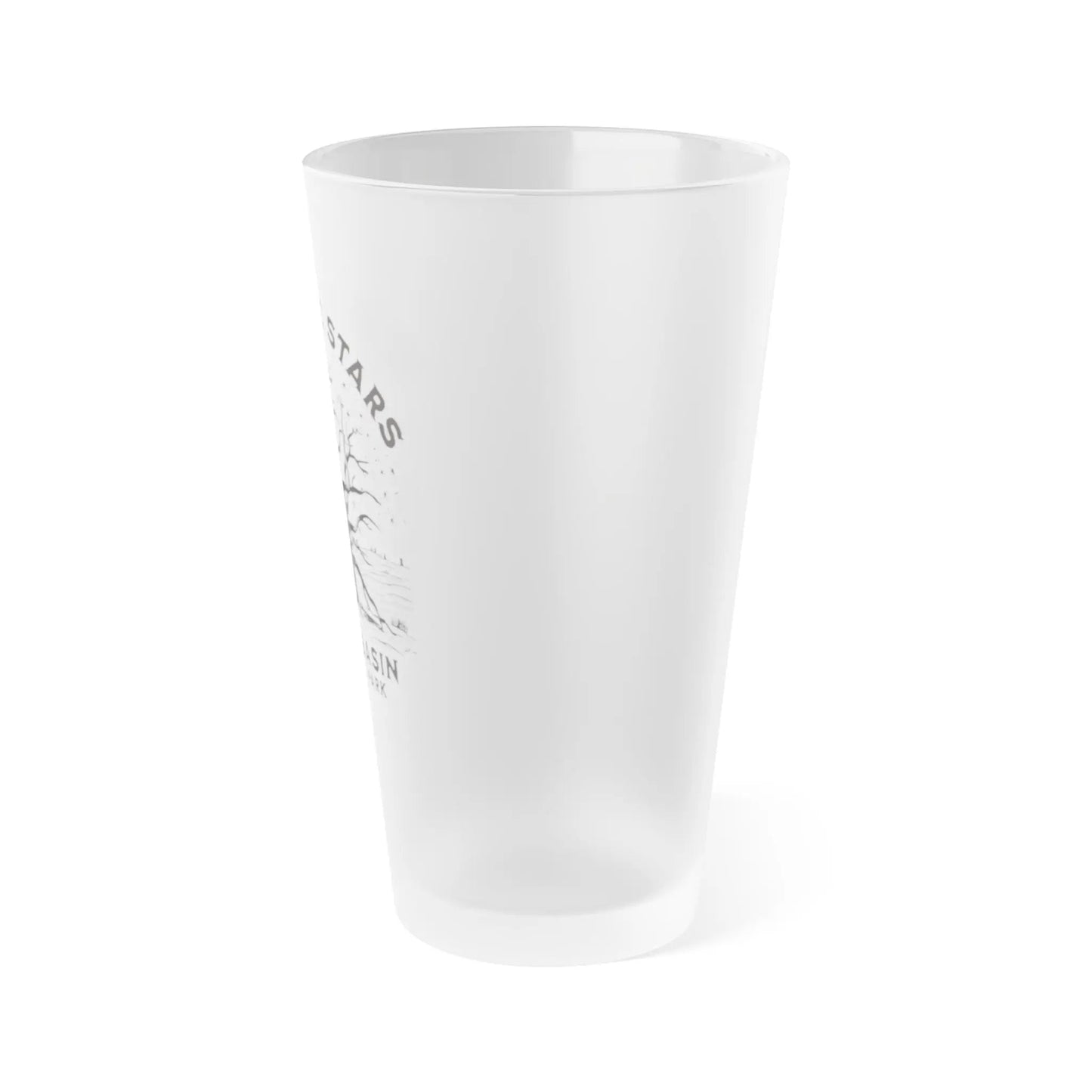 Great Basin National Park Frosted Pint Glass 16oz Seek The Stars - Parks ApparelMug