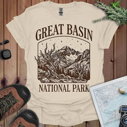 Great Basin National Park rustic graphic t-shirt primary product view
