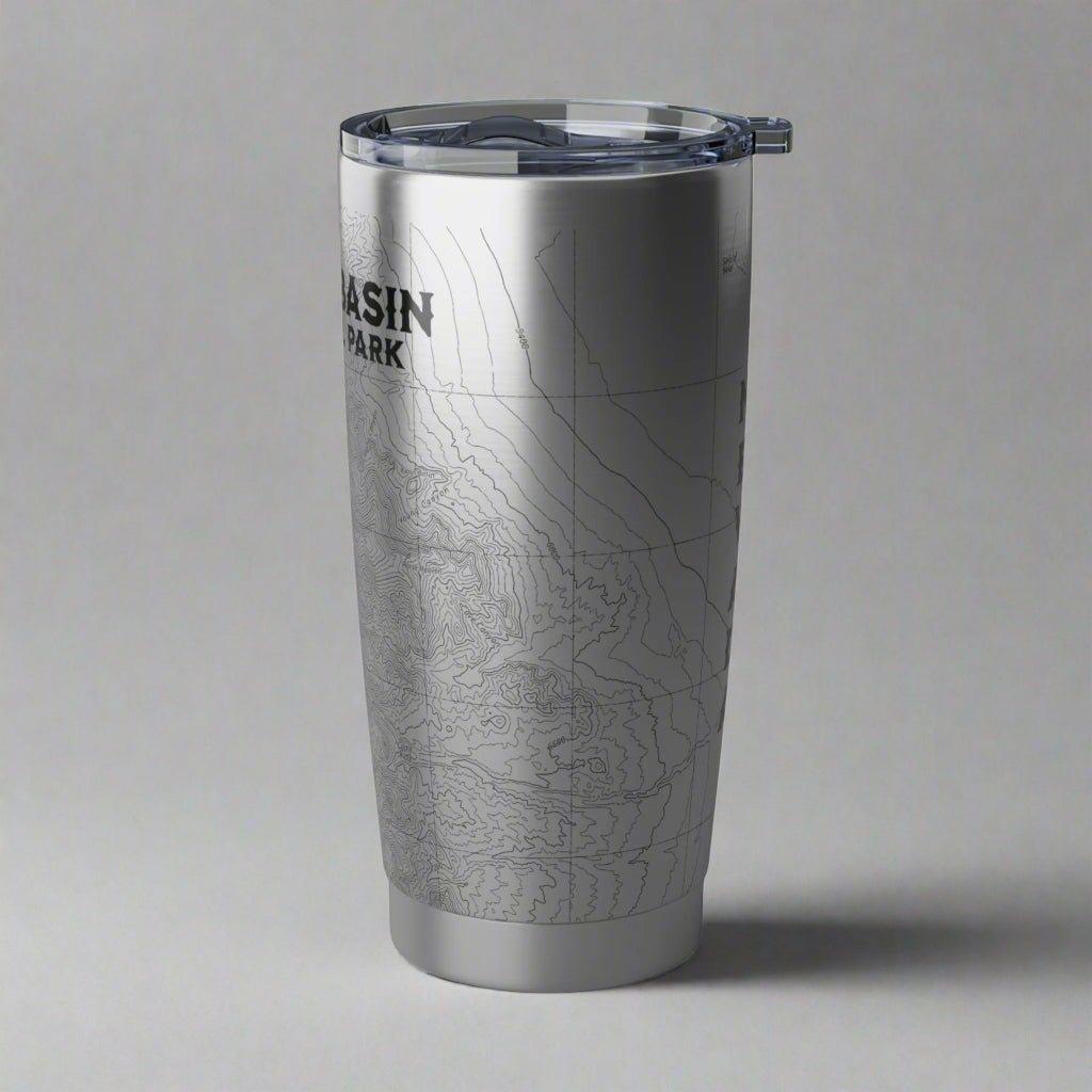 Great Basin National Park Topographic Insulated Tumbler 20oz - Parks ApparelMug