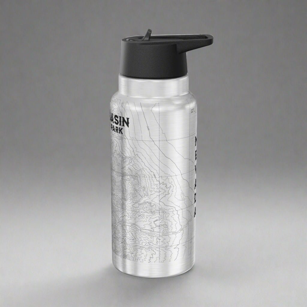 Great Basin National Park Topographic Insulated Water Bottle Tumbler - Parks ApparelMug