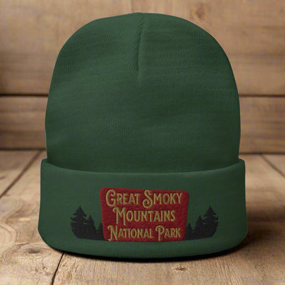Great Smoky Mountain National Park embroidered beanie primary product view