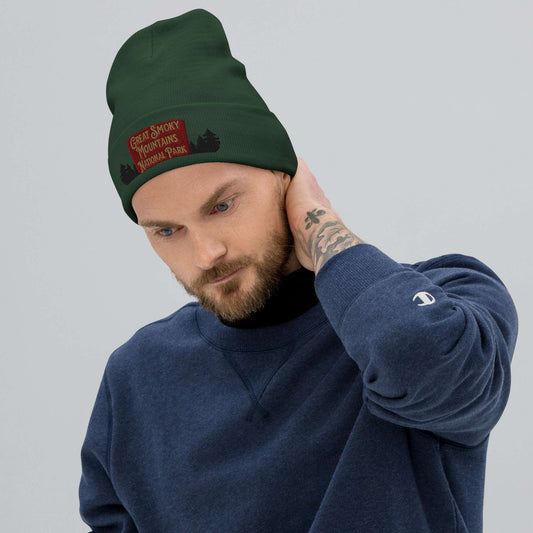 Great Smoky Mountain National Park Embroidered Beanie - Parks ApparelBeanie