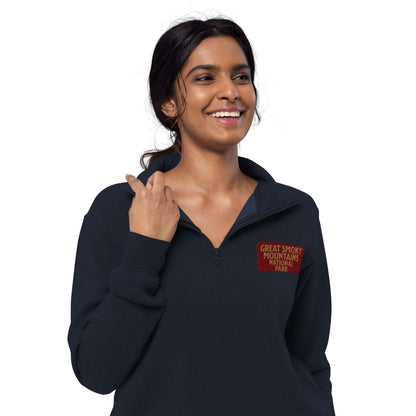 Great Smoky Mountains 1/4 Zip Fleece Pullover - Parks ApparelSweater