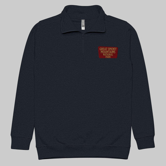 Great Smoky Mountains 1/4 Zip Fleece Pullover - Parks ApparelSweater