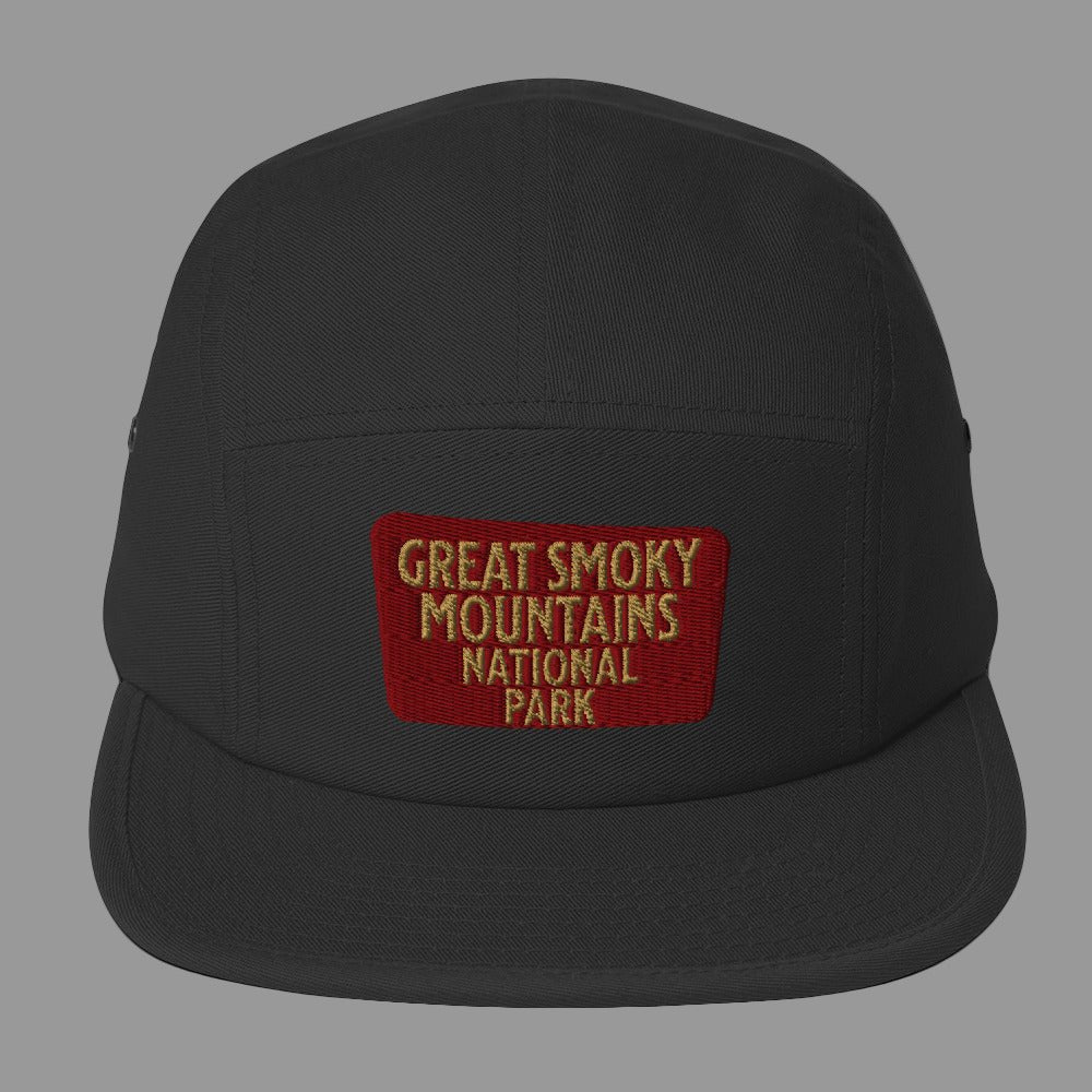 Great Smoky Mountains embroidered 5-panel hat alternate product angle