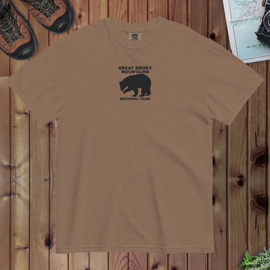 Great Smoky Mountains National Park Embroidered Premium T-shirt - Parks ApparelT-Shirt