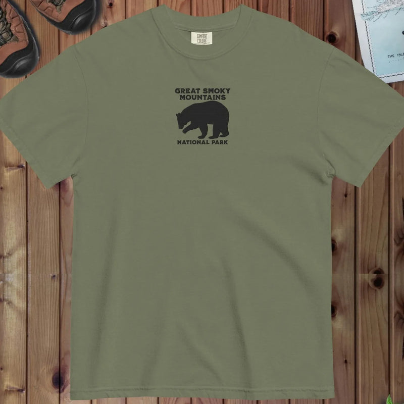 Great Smoky Mountains National Park embroidered premium t-shirt primary product view