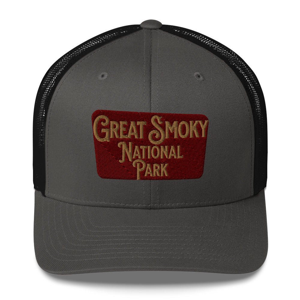 Great Smoky Mountains National Park Embroidered Trucker Hat - Parks Apparelhat