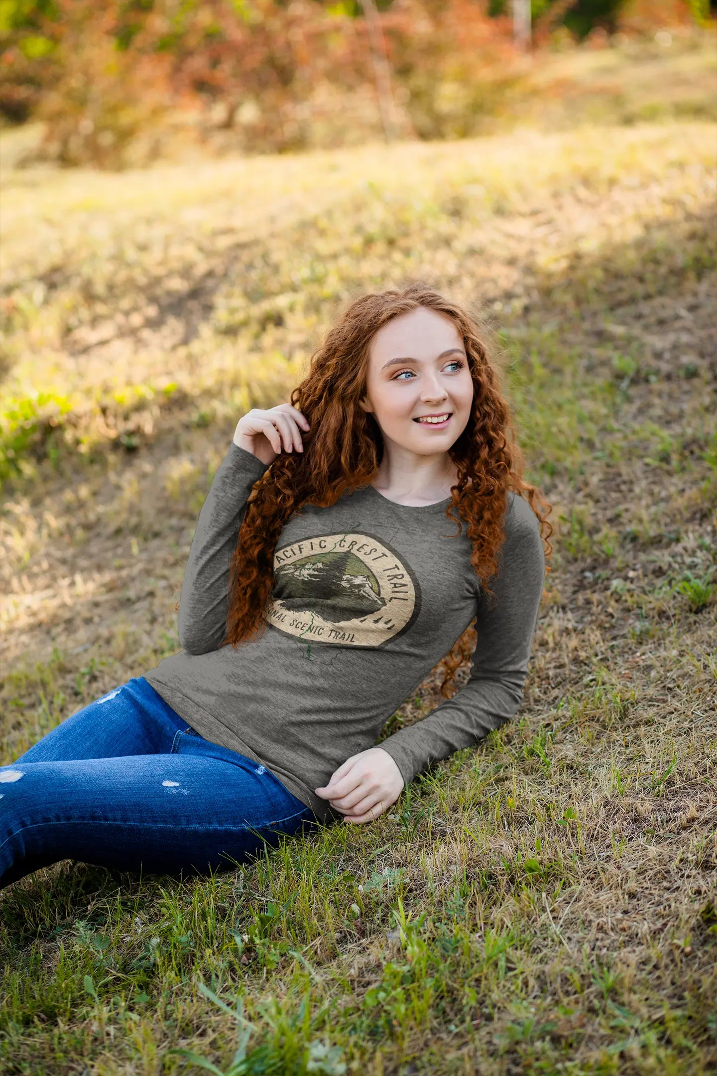 Pacific Crest National Scenic Trail Unisex Long Sleeve T-shirt PCT Long-sleeve Printify