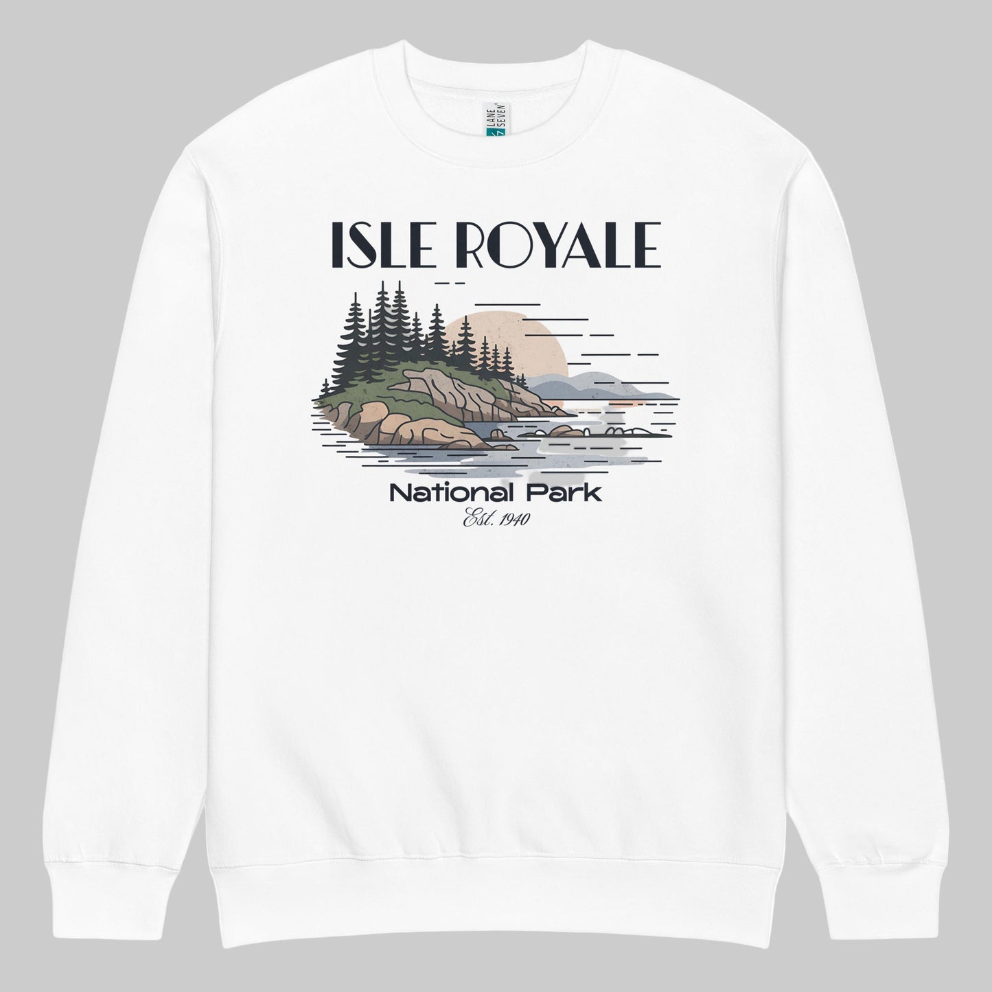Isle Royale crewneck sweatshirt primary product view