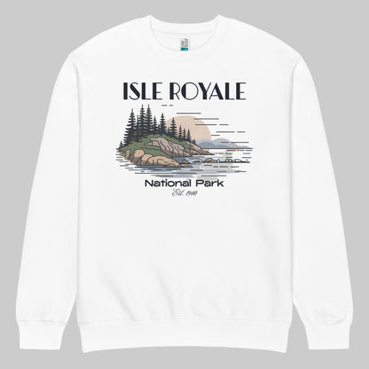 Isle Royale crewneck sweatshirt primary product view