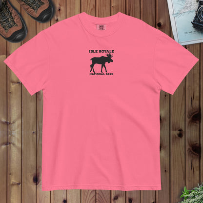 Isle Royale National Park Embroidered Premium T-shirt - Parks Apparel